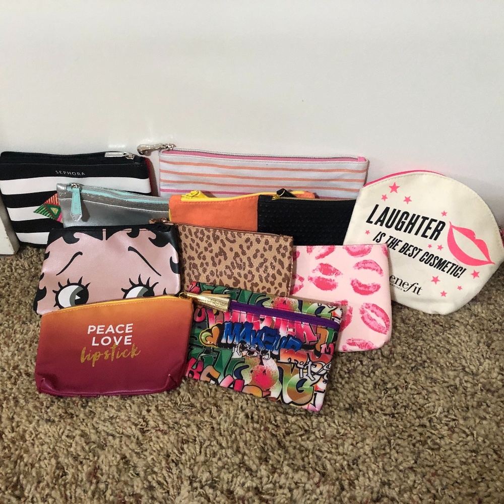 VARIOUS MAKE-UP BAGS: YOU CHOOSE ANY 3 FOR $15